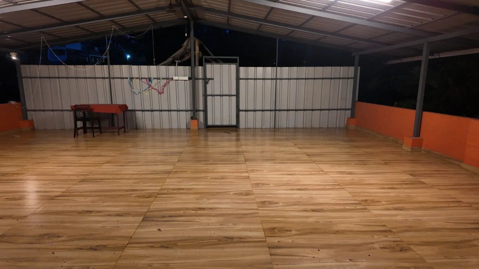 The yoga hall